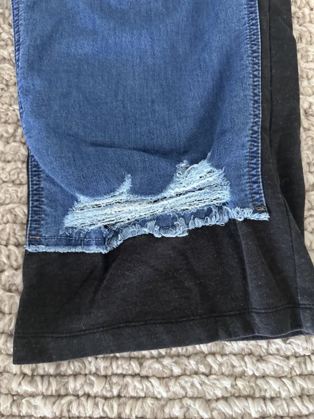 Zumba Wear Black Denim Panel Joggers | Small - Picture 5 of 6